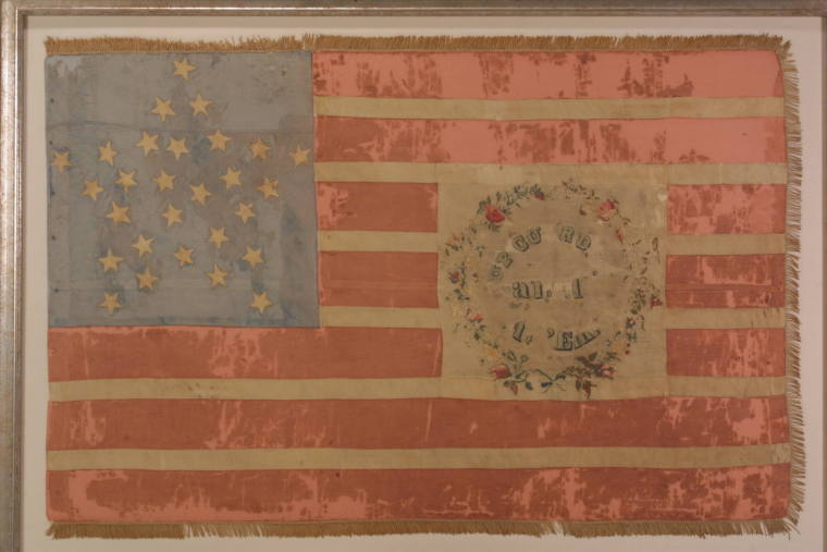 Mexican War battle flag