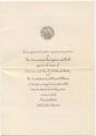 Invitation, Inaugural Ball - Governor Carl Bailey