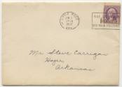 Envelope, Inaugural Ball - Governor Carl Bailey