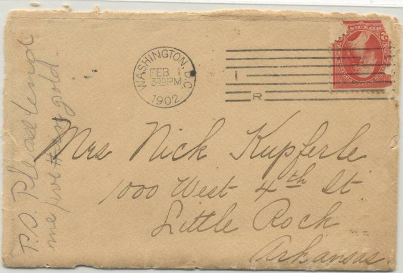 Envelope Addressed to Mrs. Nick Kupferle