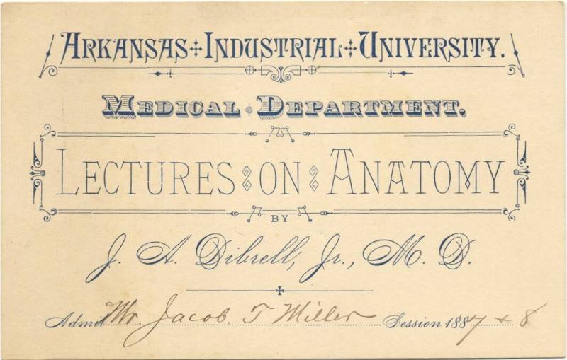 Admission Card for Medical Lectures