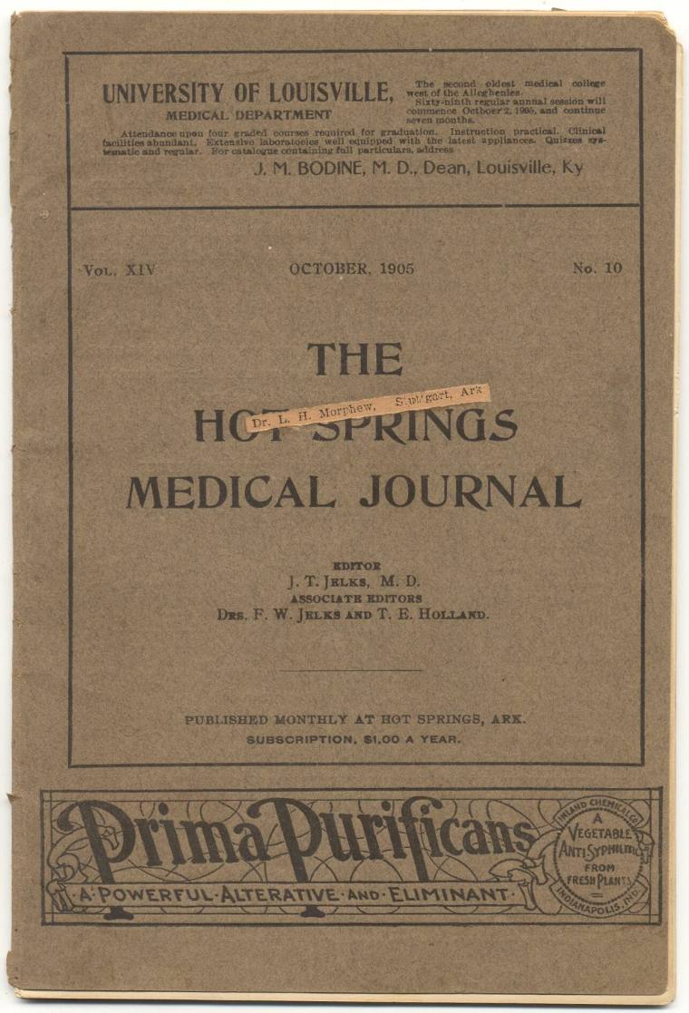 The Hot Springs Medical Journal