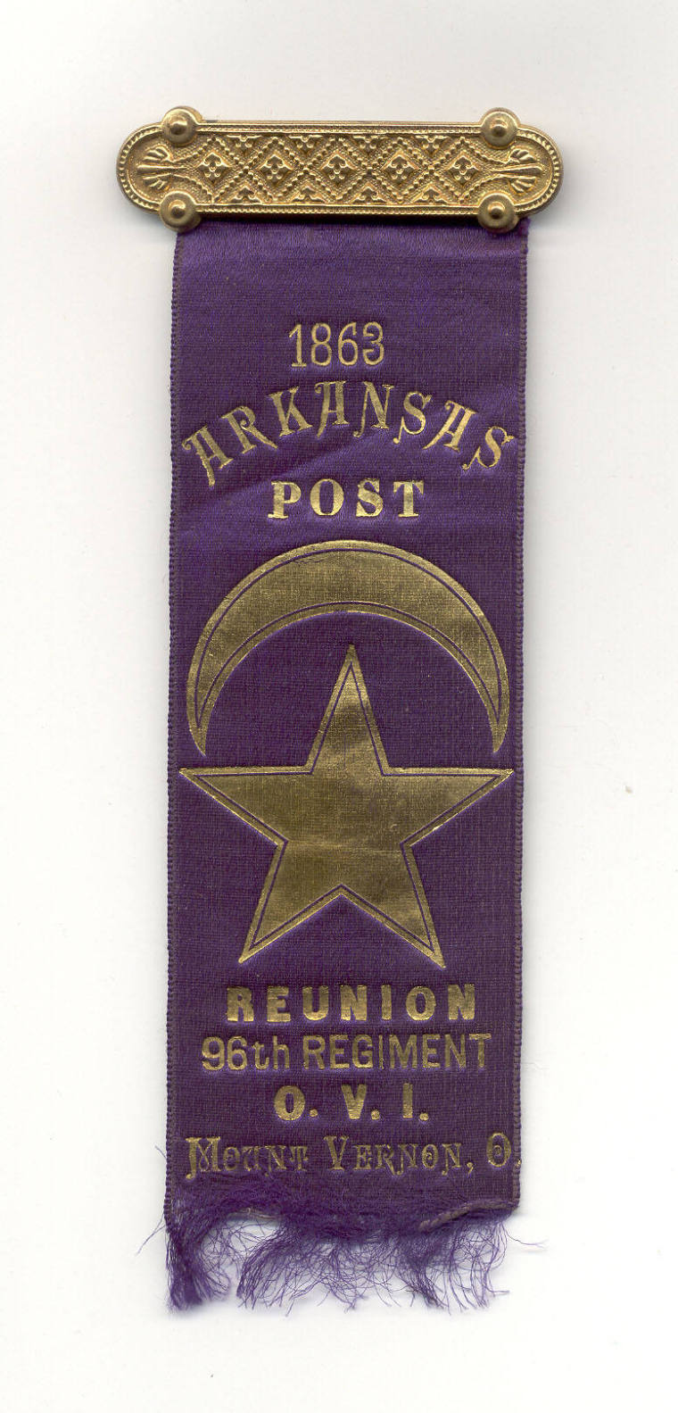 Grand Army of the Republic Reunion Ribbon