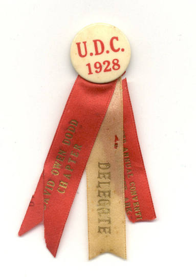 United Daughter's of the Confederacy Convention Ribbon