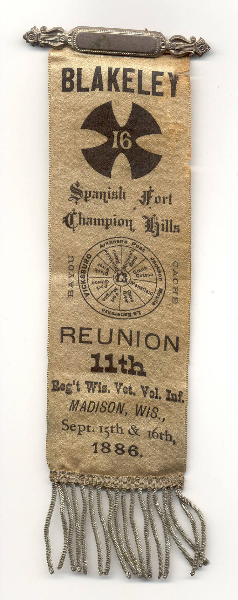 Grand Army of the Republic Reunion Ribbon