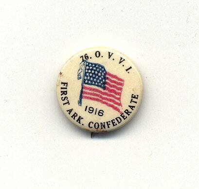 First Arkansas Confederate Pinback