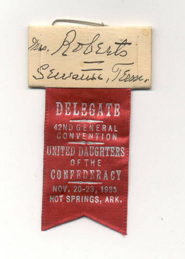 U.D.C. Convention Badge