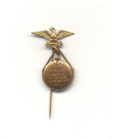 Federal & Confederate Peace Jubilee Pin