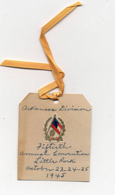 U.D.C. Convention Tag & Ribbon