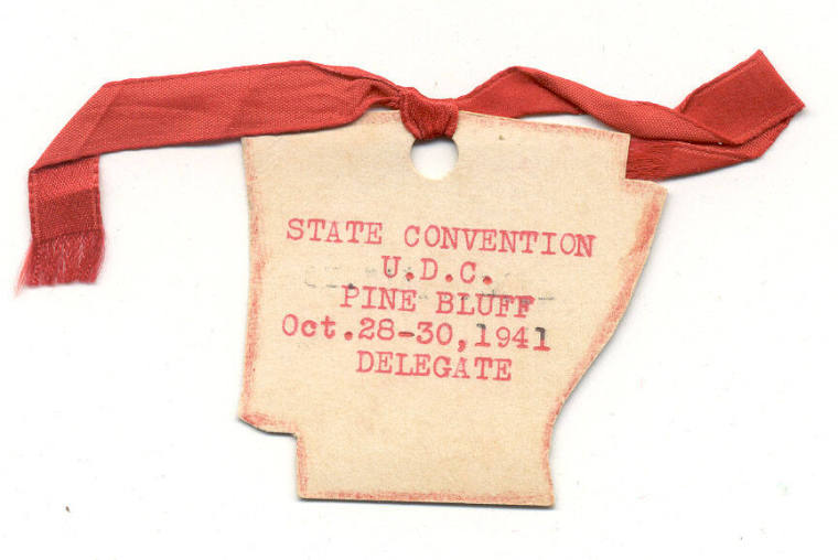 U.D.C. Convention Tag & Ribbon