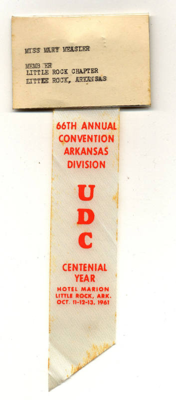 U.D.C. Convention Ribbon