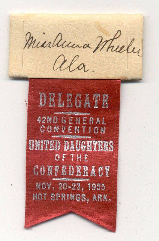 U.D.C. Convention Ribbon