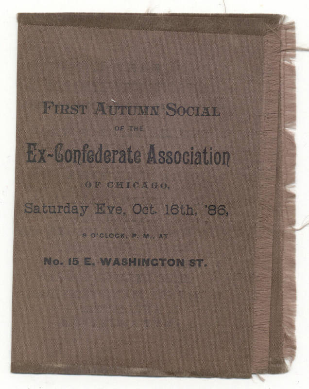 Ex-Confederate Association Ribbon Program