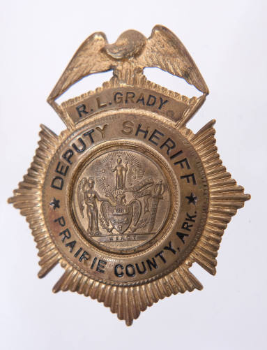 Prairie County Deputy Sheriff's Badge