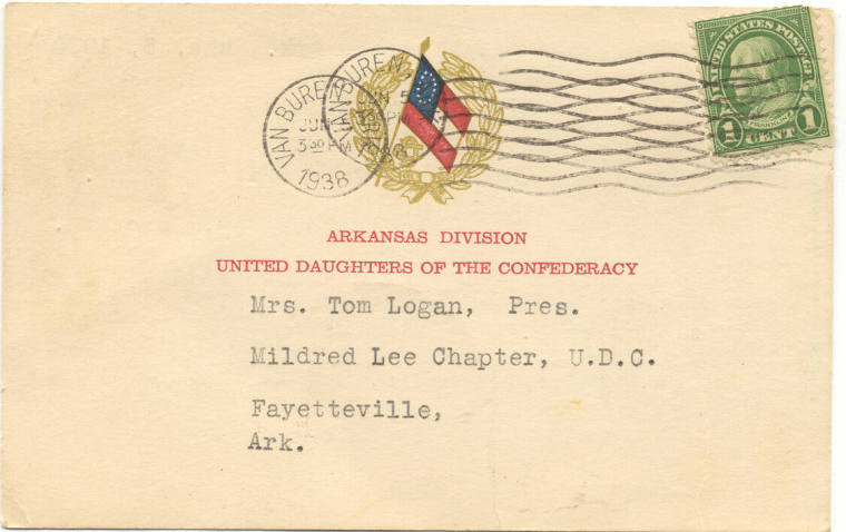 U.D.C. Postcard