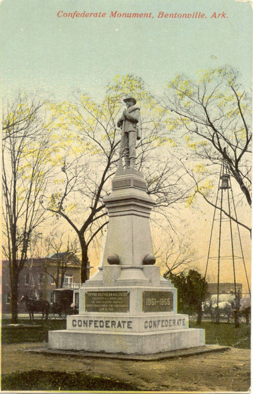 Postcard of the Confederate Monument