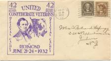 U.C.V. 42nd Annual Reunion Postal Cover