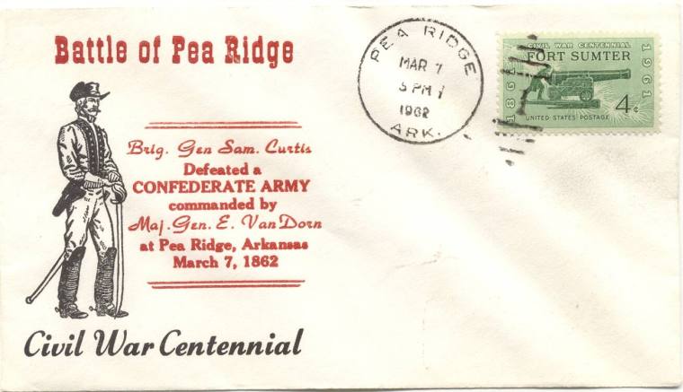 Battle of Pea Ridge Postal Cover