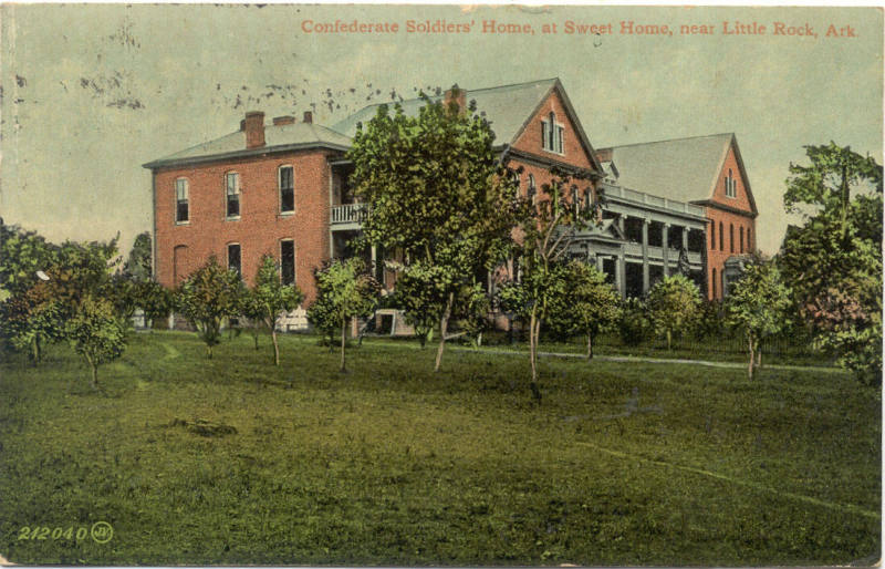 Confederate Soldiers Home Postcard