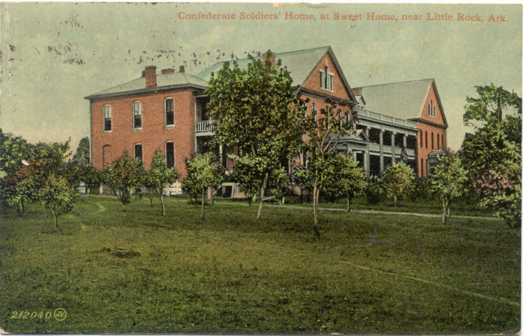 Confederate Soldiers Home Postcard