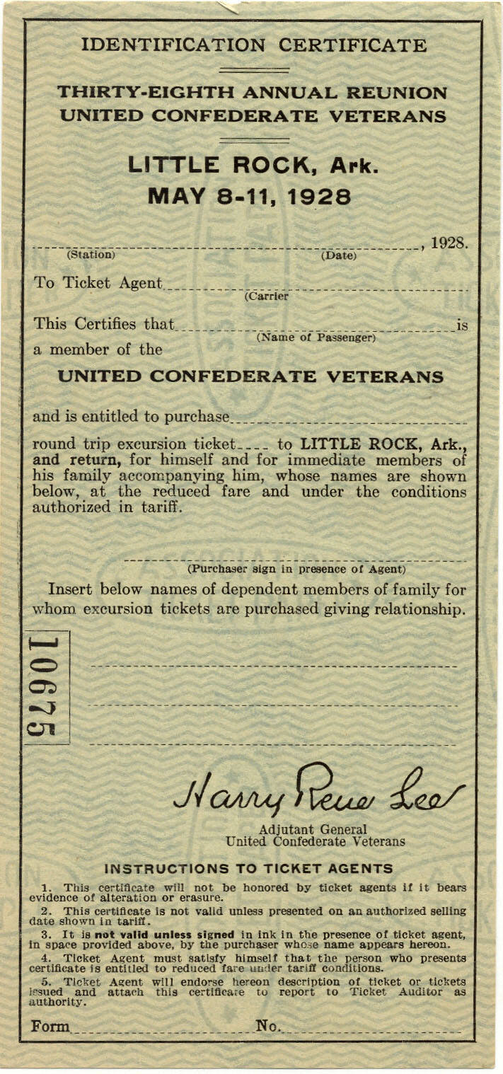 Identification Certificate for S.C.V. Reunion