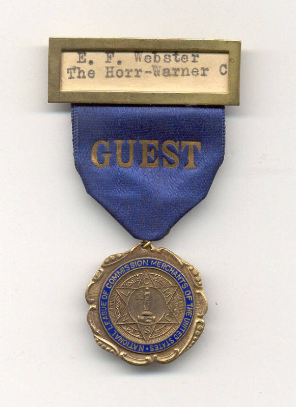 National League of Commission Merchants 28th Annual Convention Badge