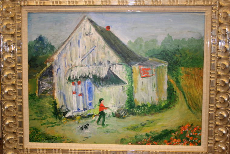 Painting "Come Walk With Me" by Dorris Curtis