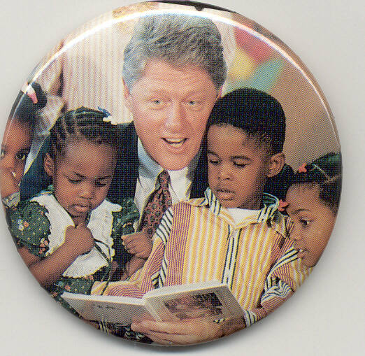 Clinton campaign button