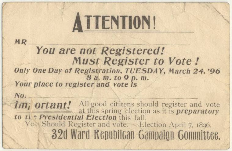 voter registration card