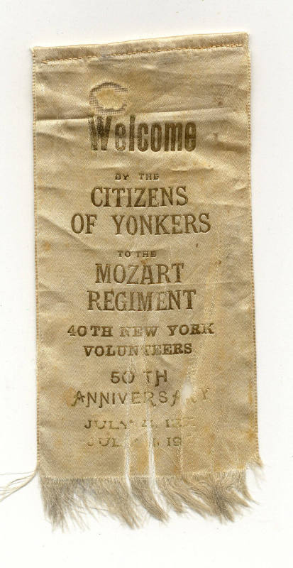 40th New York Volunteers Reunion Ribbon