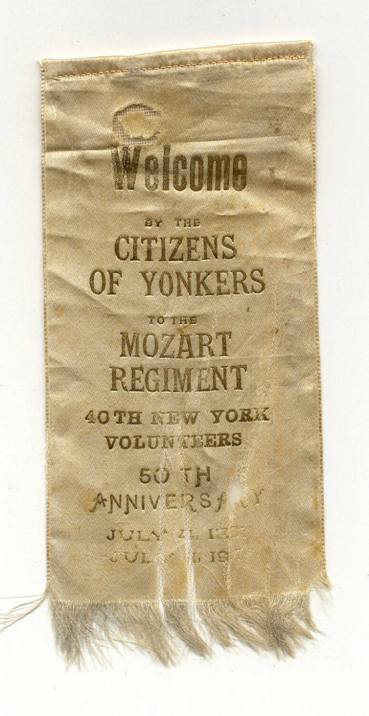 40th New York Volunteers Reunion Ribbon