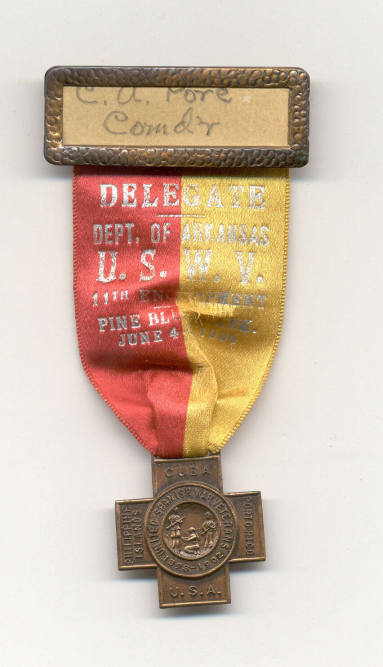 Spanish-American Veteran's Reunion medal