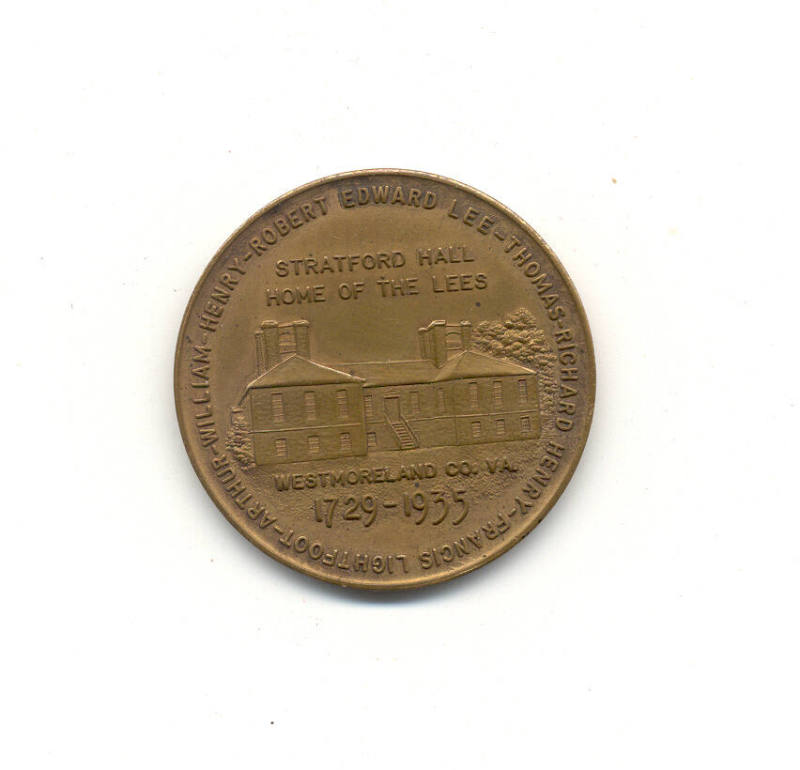 Stratford Hall, VA Commemorative Coin