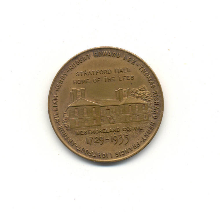 Stratford Hall, VA Commemorative Coin