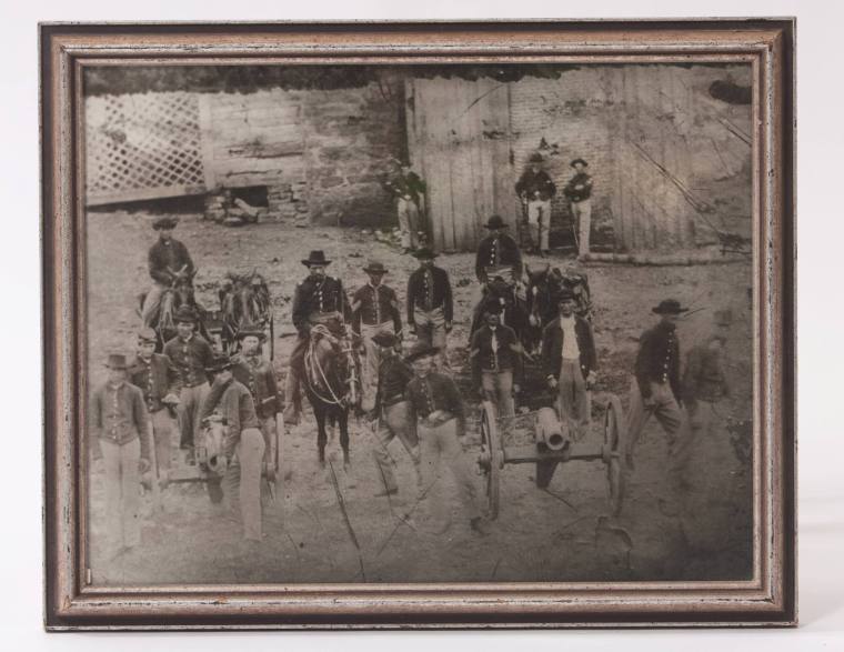 Print, Reproduction Photograph of Soldiers in the Civil War