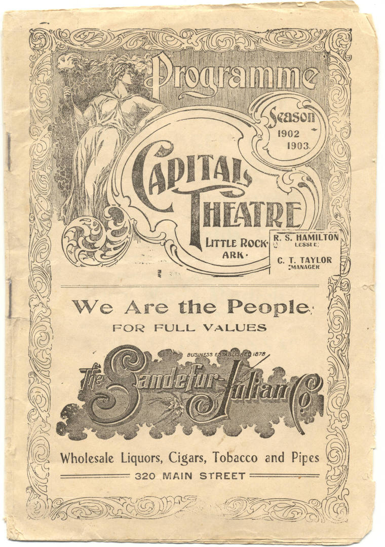 Capital Theater Program