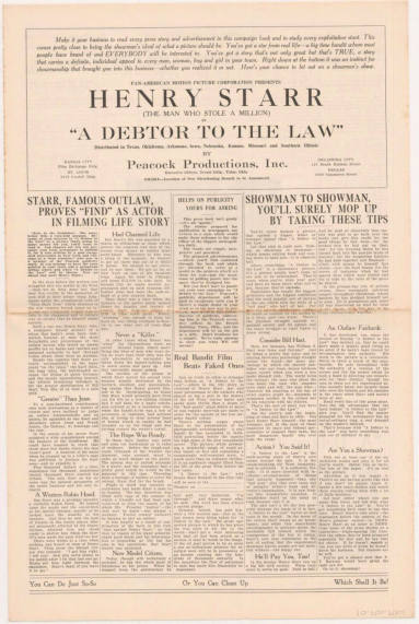 Newspaper - A Debtor to the Law