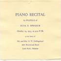 Piano Recital Program