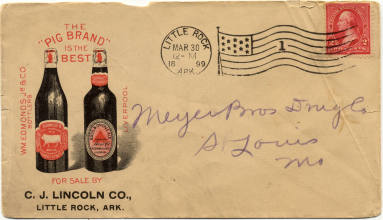 Envelope from C.J. Lincoln Company in Little Rock