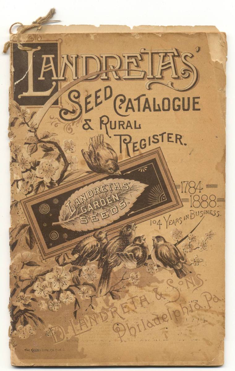 Landreth's Seed Catalogue & Rural Register