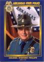 Arkansas State Police "Baseball Card" for Director Colonel Winford Phillips