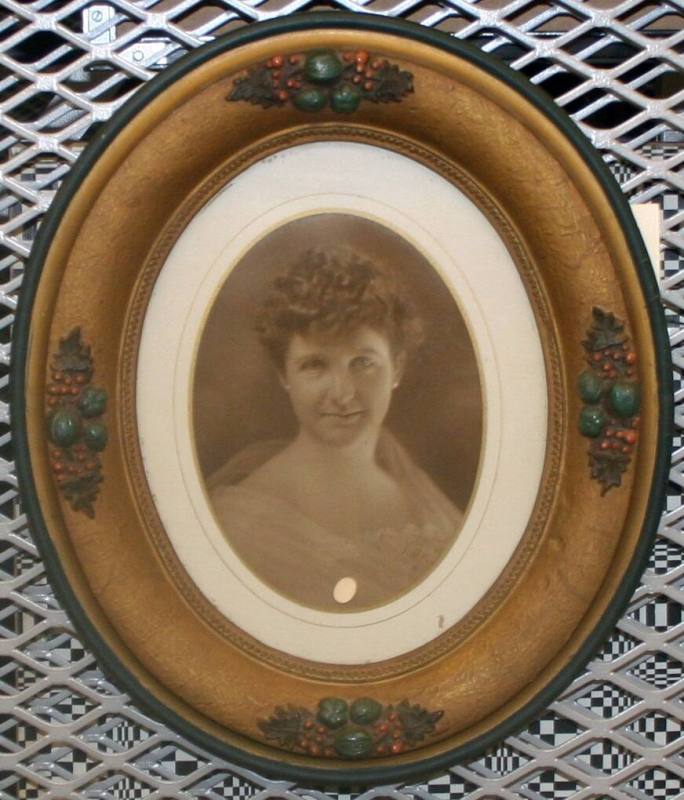 Framed Portrait of Bessie Davis