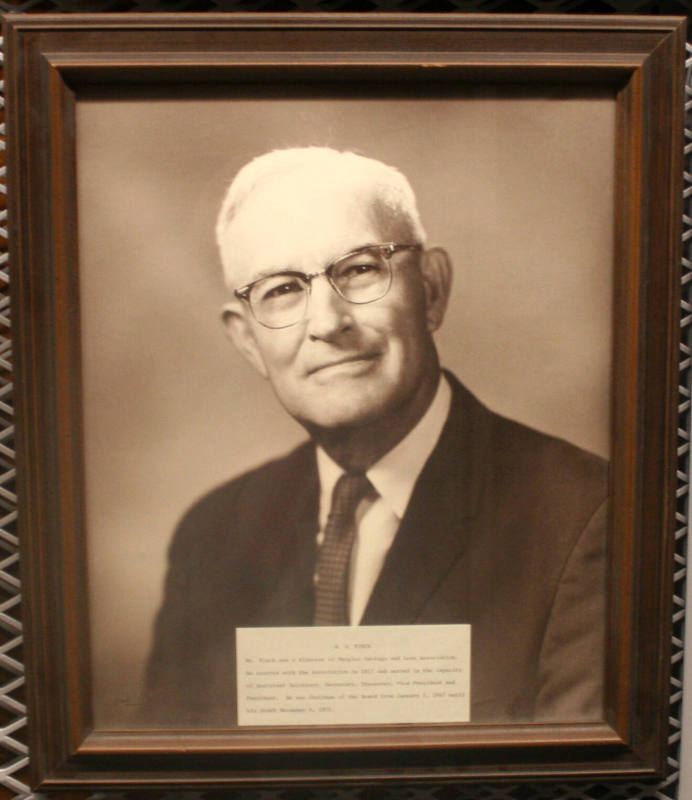 Framed Photograph of W.W. Finch