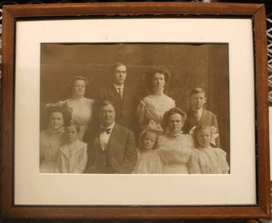 Framed Photo of Davis Family