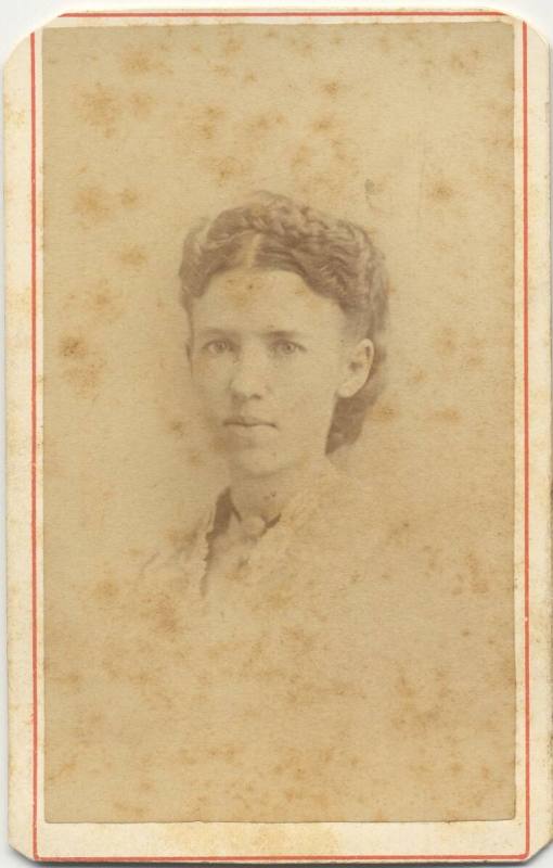 Carte-de-Viste of Mrs. William Terry of Little Rock