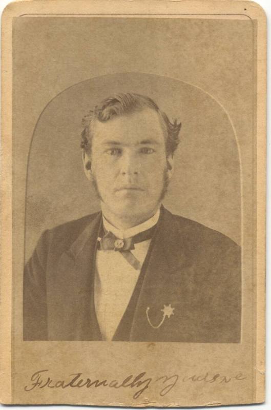 Carte-de-Viste of William Terry of Little Rock