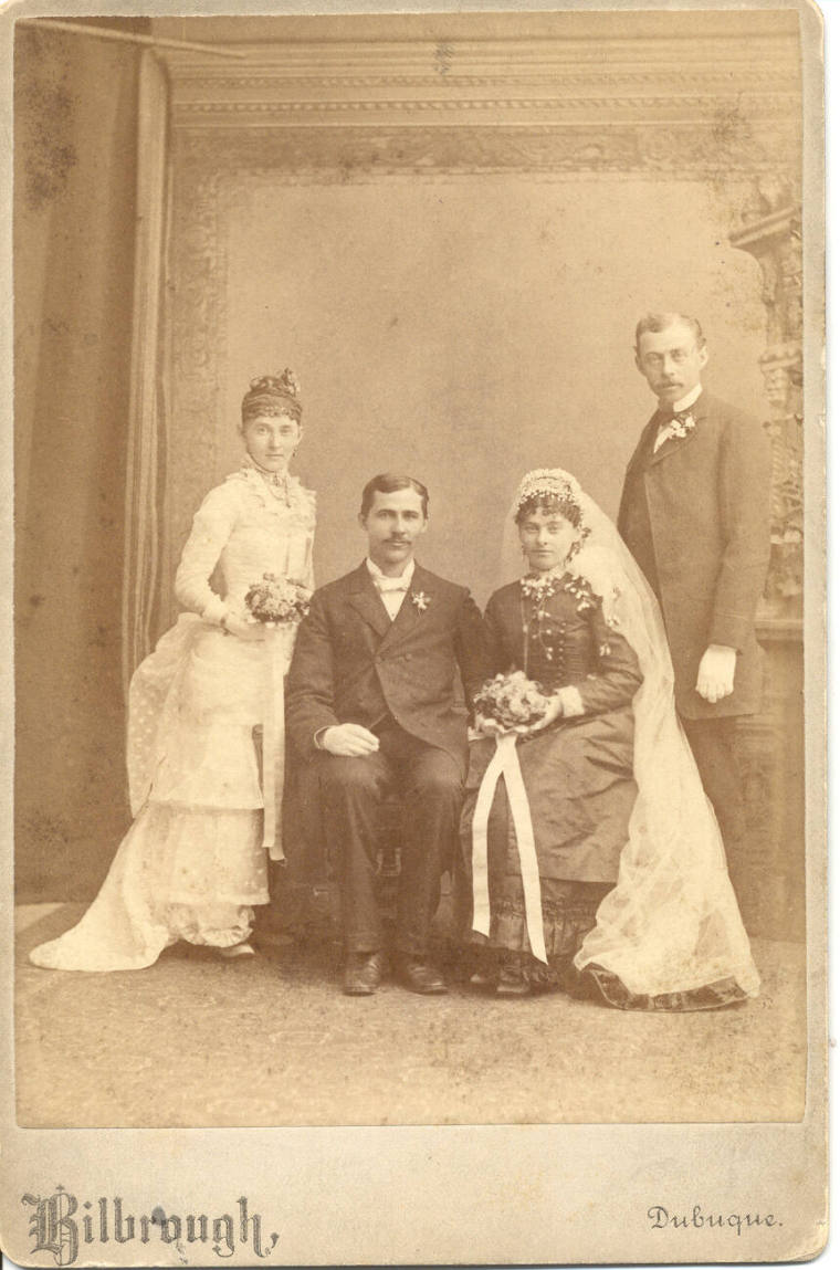 Photograph of Unknown Wedding Party