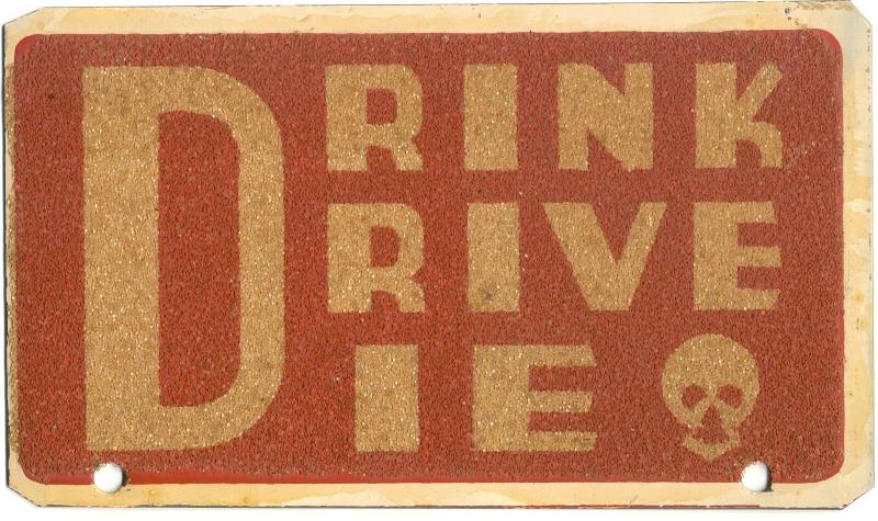 Anti Drinking and Driving Sign