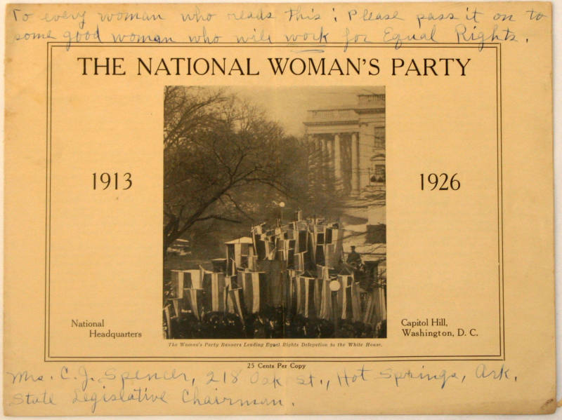 National Woman's Party Publication