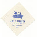 various items from Hot Springs Club - napkin